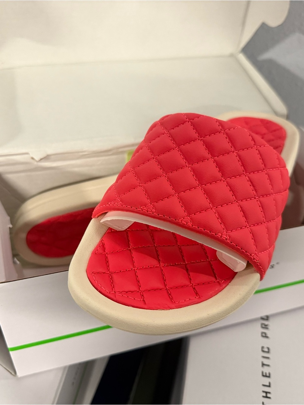 APL Athletic Propulsion Lasso Red Slide Sandals
